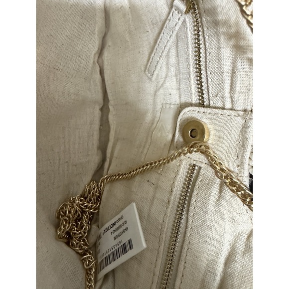 Zara Faux Mother of Pearl Appliqué Bag Purse Crossbody Bohemian Festival TikTok - Picture 5 of 8